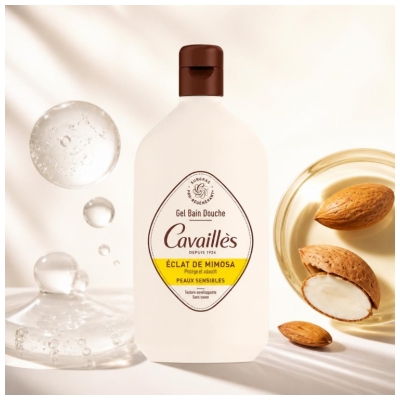Cavaillès Gel Bain Douche Peaux Sensibles Éclat Mimosa 400 ML