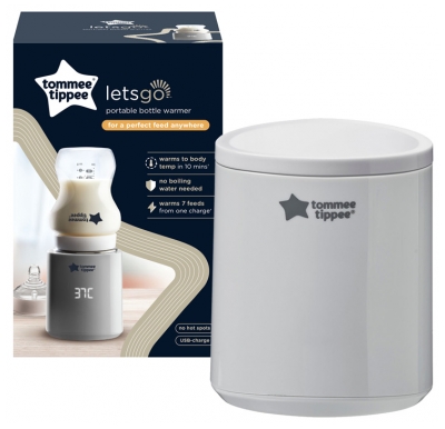 Tommee Tippee Letsgo Chauffe-Biberon Électrique Nomade Rechargeable Par USB