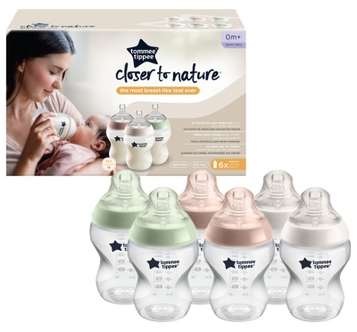 Tommee Tippee Closer to Nature 6 Biberons 260 ml 0M+