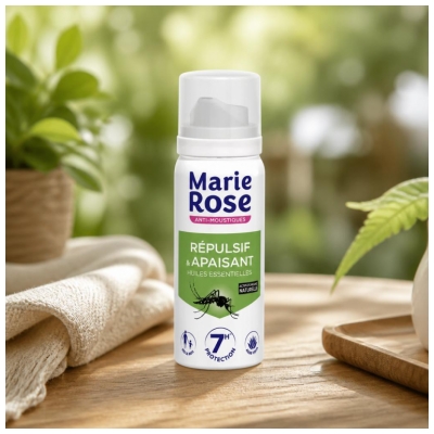 Marie Rose Anti-Moustiques Huiles Essentielles Répulsif & Apaisant 100 ml