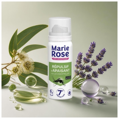 Marie Rose Anti-Moustiques Huiles Essentielles Répulsif & Apaisant 100 ml