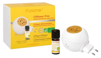 Florame Diffuseur-Prise d'Huiles Essentielles par Chaleur Douce