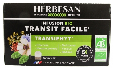 Herbesan Transiphyt Infusion Bio 20 Unités