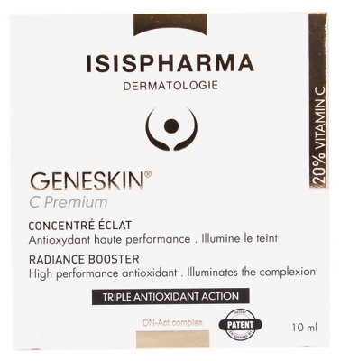 Isispharma Geneskin C Premium Concentré Éclat Antioxydant 10 ml