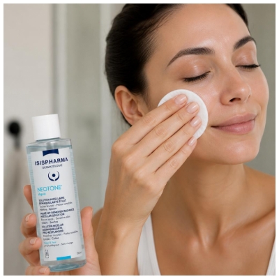 Isispharma Neotone Aqua Solution Micellaire Démaquillante Éclat Nettoie Apaise 250 ml