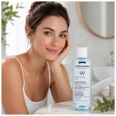 Isispharma Neotone Aqua Solution Micellaire Démaquillante Éclat Nettoie Apaise 250 ml
