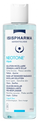 Isispharma Neotone Aqua Solution Micellaire Démaquillante Éclat Nettoie Apaise 250 ml