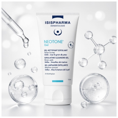 Isispharma Neotone Gel Nettoyant Exfoliant Taches Brunes 150 ml