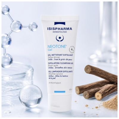 Isispharma Neotone Gel Nettoyant Exfoliant Taches Brunes 40 ml