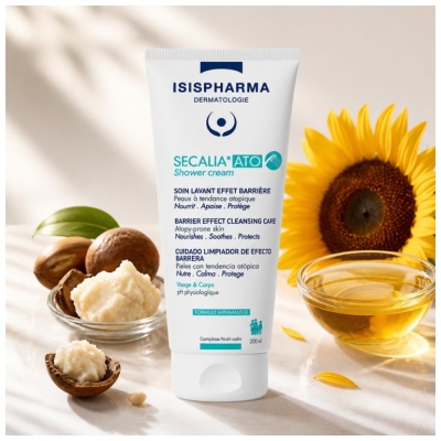 Isispharma Secalia ATO Shower Cream Soin Lavant Effet Barrière Peaux à Tendance Atopique 200 ml