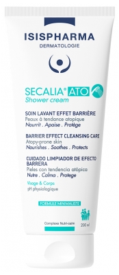 Isispharma Secalia ATO Shower Cream Soin Lavant Effet Barrière Peaux à Tendance Atopique 200 ml