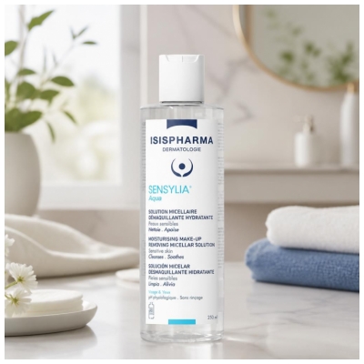 Isispharma Sensylia Aqua Solution Micellaire Démaquillante Hydratante Peaux Sensibles 250 ml