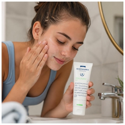 Isispharma Teen Derm Gel Nettoyant Exfoliant Peaux Mixtes à Grasses 40 ml