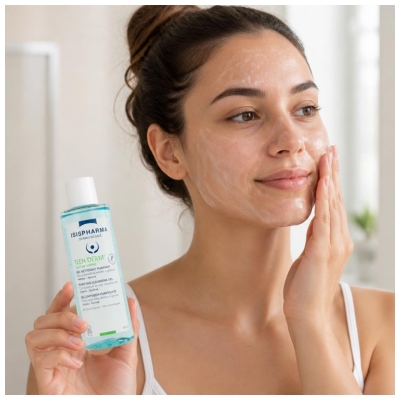 Isispharma Teen Derm Gel Sensitive Nettoyant Purifiant Peaux Sensibles Mixtes à Grasses 100 ml