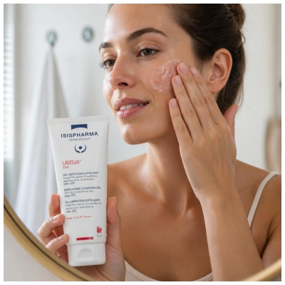 Isispharma Urelia Gel Nettoyant Exfoliant Peaux Très Sèches à Tendance Squameuse 200 ml