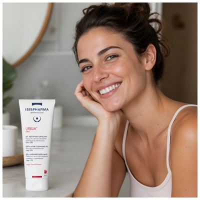 Isispharma Urelia Gel Nettoyant Exfoliant Peaux Très Sèches à Tendance Squameuse 200 ml