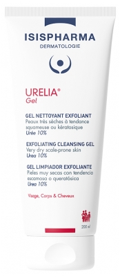 Isispharma Urelia Gel Nettoyant Exfoliant Peaux Très Sèches à Tendance Squameuse 200 ml