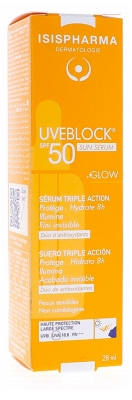 Isispharma Uveblock Sérum Triple Action SPF50 Visage 28 ML