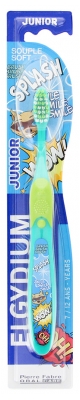 Elgydium Junior Splash Brosse à Dents 7/12 Ans - Couleur : Vert