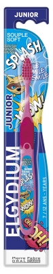 Elgydium Junior Splash Brosse à Dents 7/12 Ans - Couleur : Rose