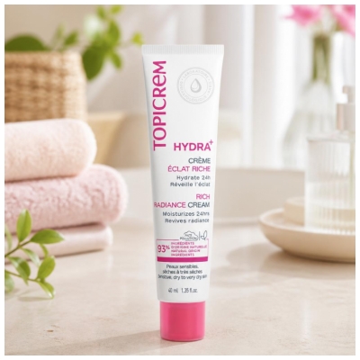 Topicrem Hydra+ Crème Hydratante Éclat Riche