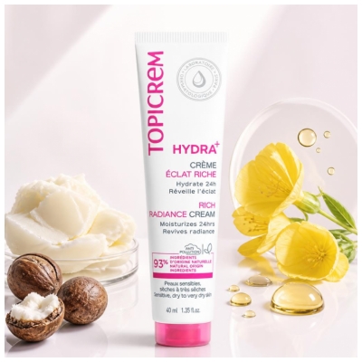 Topicrem Hydra+ Crème Hydratante Éclat Riche