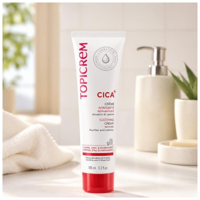Topicrem CICA - Peaux irritées Crème Apaisante Réparatrice 100 ml