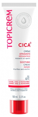 Topicrem CICA - Peaux irritées Crème Apaisante Réparatrice 100 ml