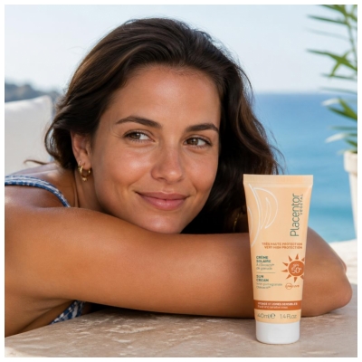 Placentor Végétal Crème Solaire Très Haute Protection SPF 50+ Tube 40 ml