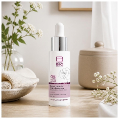 BcomBIO Sérum Absolu Ultra Concentré Visage, Yeux et Paupières Biologique 30 ML