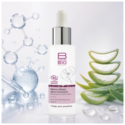BcomBIO Sérum Absolu Ultra Concentré Visage, Yeux et Paupières Biologique 30 ML