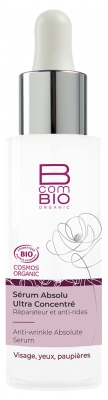 BcomBIO Sérum Absolu Ultra Concentré Visage, Yeux et Paupières Biologique 30 ML