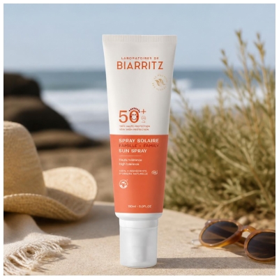 Laboratoires de Biarritz Spray Solaire Visage & Corps SPF 50 + Bio 150 ML