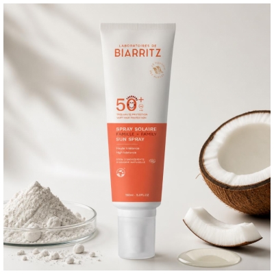 Laboratoires de Biarritz Spray Solaire Visage & Corps SPF 50 + Bio 150 ML