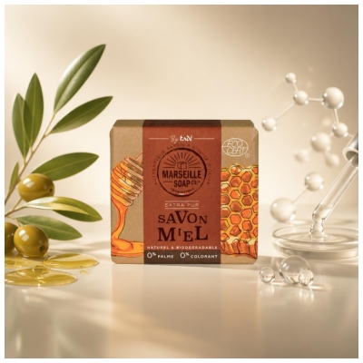 Tadé Savon de Marseille Miel Extra Pur 100 g
