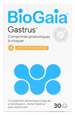 BioGaia Gastrus Comprimés Probiotiques à Croquer 30 Unités