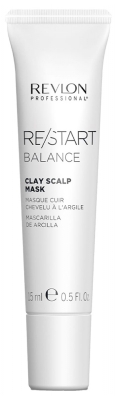 Revlon Professional Re/Start Balance Masque pour le Cuir Chevelu à l'Argile Tubes 10 x 15 ml