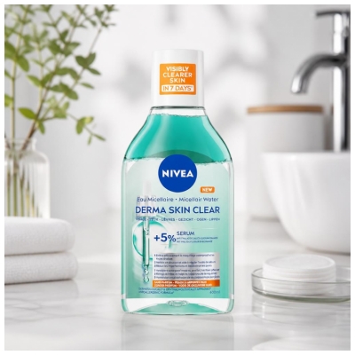 Nivea Derma Skin Clear Eau Micellaire Visage 400 ML