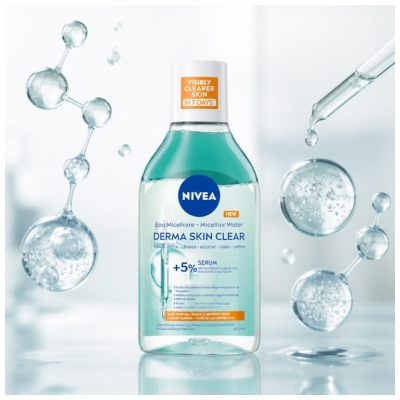 Nivea Derma Skin Clear Eau Micellaire Visage 400 ML