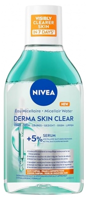 Nivea Derma Skin Clear Eau Micellaire Visage 400 ML