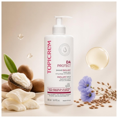 Topicrem DA - Peaux atopiques Protect Baume Émollient 500 ml