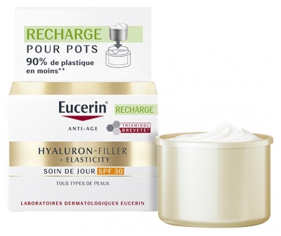 Eucerin Hyaluron-Filler + Elasticity Soin de Jour Tous Types de Peaux SPF30 Recharge 50 ml