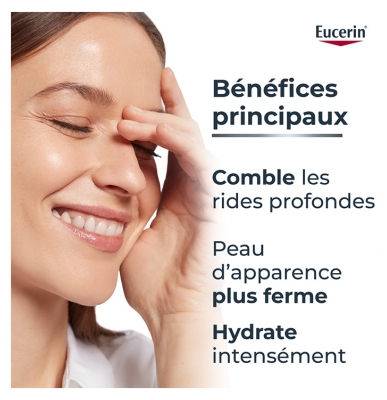 Eucerin Hyaluron-Filler + 3X Effect Soin de Jour Anti-Âge SPF30 Recharge 50 ml