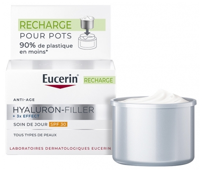 Eucerin Hyaluron-Filler + 3X Effect Soin de Jour Anti-Âge SPF30 Recharge 50 ml