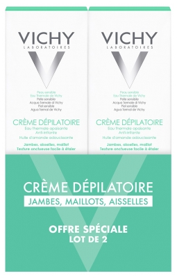 Vichy Crème Dépilatoire Dermo-Tolérance Lot 2 x 150 ML