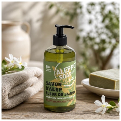 Tadé Savon d'Alep Fleur de Jasmin Peau Sèche et Difficile 500 ml