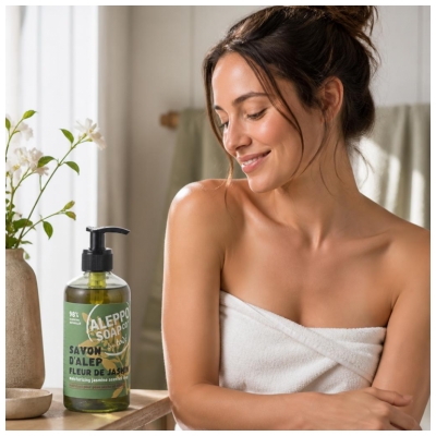 Tadé Savon d'Alep Fleur de Jasmin Peau Sèche et Difficile 500 ml