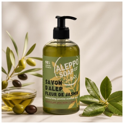 Tadé Savon d'Alep Fleur de Jasmin Peau Sèche et Difficile 500 ml