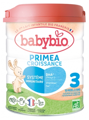 Babybio Primea Croissance 3 de 10 Mois à 3 Ans Bio 800 g