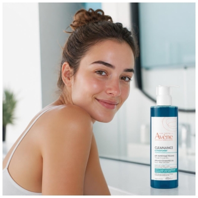 Avène Cleanance Comedomed Gel Nettoyant Peeling Visage Torse Dos 400 ml